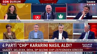 Olaylar ve Görüşler'de seçim yarışındaki son durum konuşuluyor...