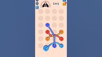 Twisted Tangle Rope ➰ Level 12&13 | Game | Puzzle | #trending  #shorts  #twistedtangle #twisted