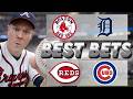 MLB MONDAY Predictions &amp; BEST Bets! Red Sox vs Tigers | Reds vs Cubs
