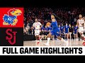 #7 Kansas vs St Johns Highlights | 2021 College Basketball Highlights