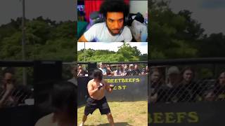 😳🥊 Backyard MMA had no chill #BackyardMMA #FightNight #MMACommunity #ReactionVideo #ViralClips