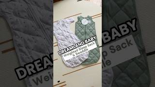 Dreamland Baby Weighted Sleep Sack & Swaddle. Discount in bio! #review #dreamlandbabyco #babysleep