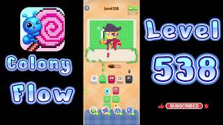 Colony Flow Level 538 Walkthrough | All Gameplay Solution | Go Answer
