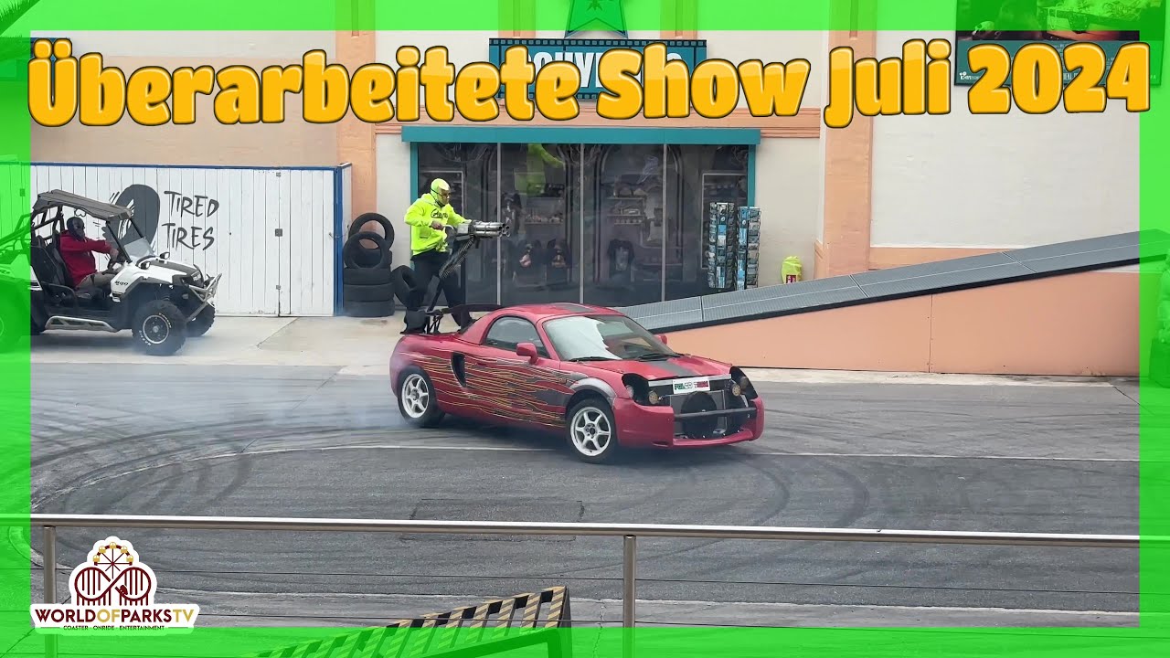 Movie Park 2024 - Operation Red Carpet – komplette Stunt Show – Fertige neue Show 06.07.2024 - Crazy