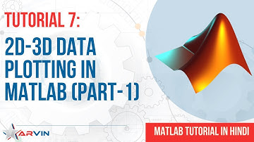 Tutorial: 7 》 2D-3D Data Plotting in Matlab  | Graphical Representation | MATLAB Tutorial | Part:1/2