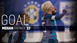 Wnt Vs. England Megan Rapinoe Goal - March 2, 2019