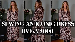 V2000 Diane Von Furstenberg Wrap Dress Sew Along! Sewing the iconic designer sewing pattern by Gina Seams 10,960 views 2 months ago 19 minutes