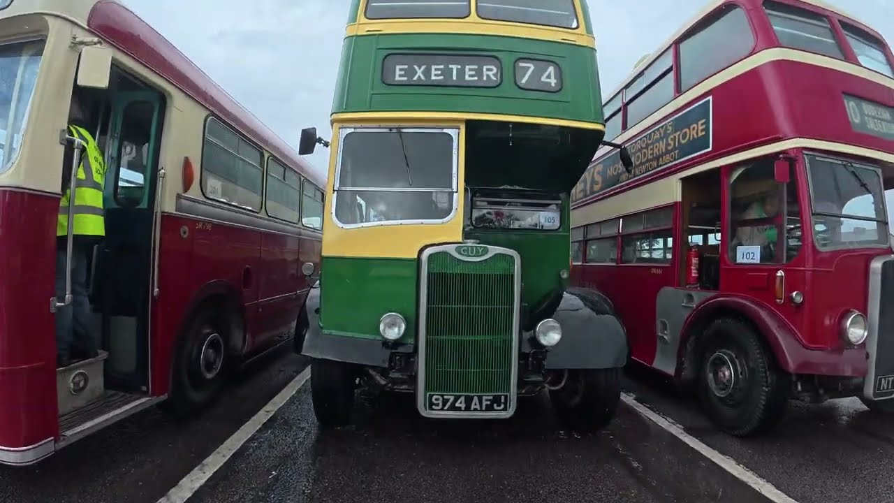 EXMOUTH Vintage Bus Day #heritagetravel #buses #devon #publictransport #exmouth 