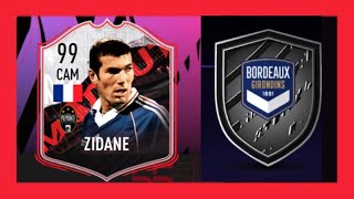 BORDEAUX Zinedine Zidane SBC MAD FUT 21  Objectives [02/12] How to get 99 ZIDANE