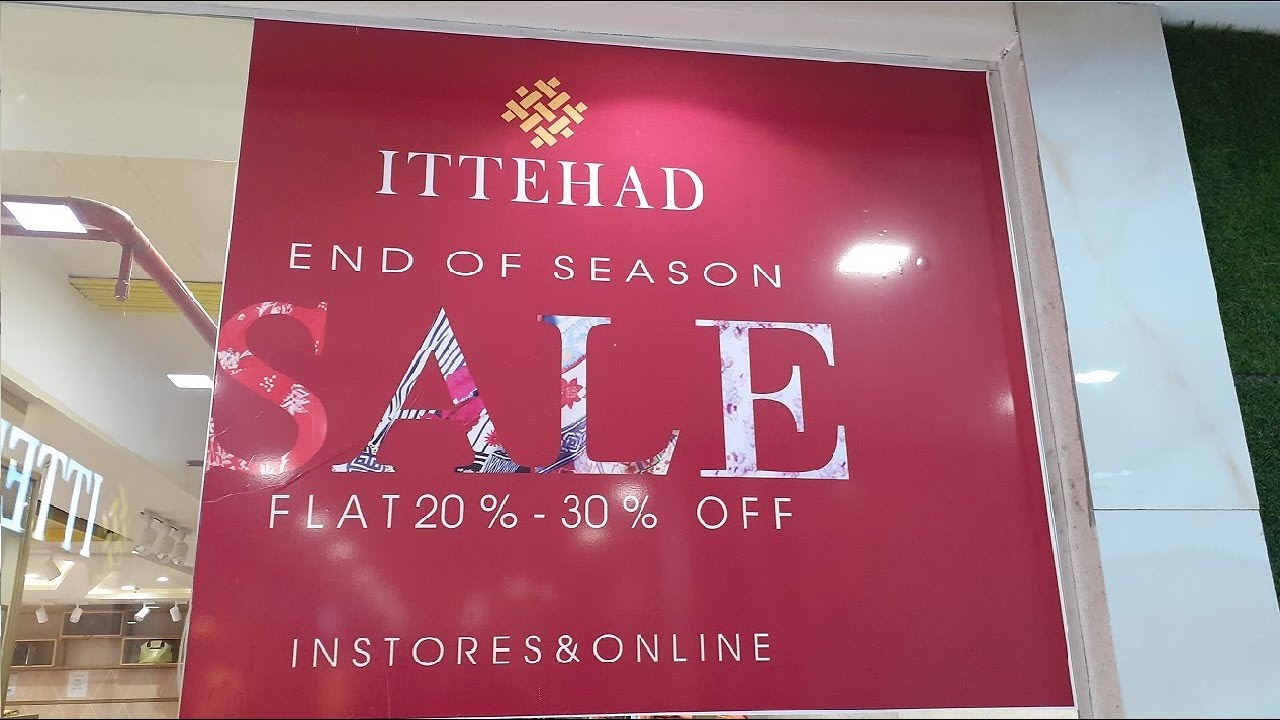 sale | end season sale by ittehad flat20 flat30 off 2020 | fatimaz