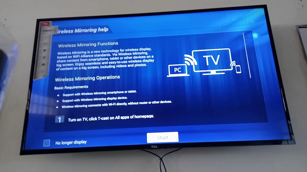 conectar una tablet a un cable de tv por screen mirroring