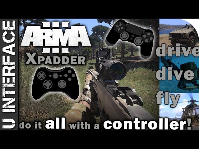 Arma 3 Xpadder Controller Profile Do it ALL: run, gun, drive