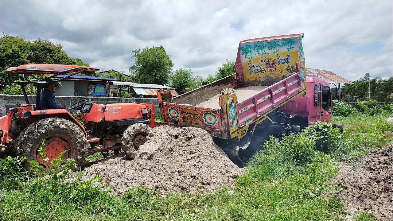 ของจริง!!ยิ่งกว่าละคร ติดหล่มกันระเนระนาดรถดั้มสายมันส์!! มันส์ขั้นเทพ!!