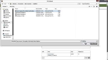 Uploading Supporting Documents