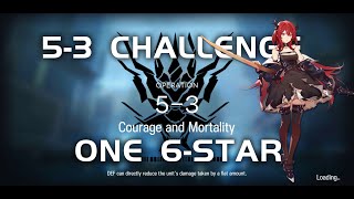 5-3 CM Challenge Mode | Main Theme Campaign | Ultra Low End Squad |【Arknights】