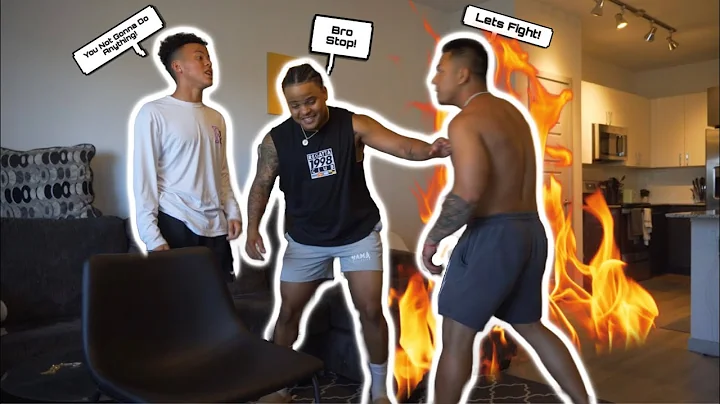 TELLING LARO BENZ BROTHER "I WILL BEAT HIM UP" PRANK 😱😳