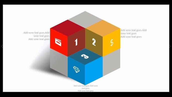 4 Step Square Diagram PowerPoint Template - SlideModel