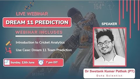Cricketanalyse met Python | Dream 11-teamvoorspelling in machine learning | Satyajit Pattnaik