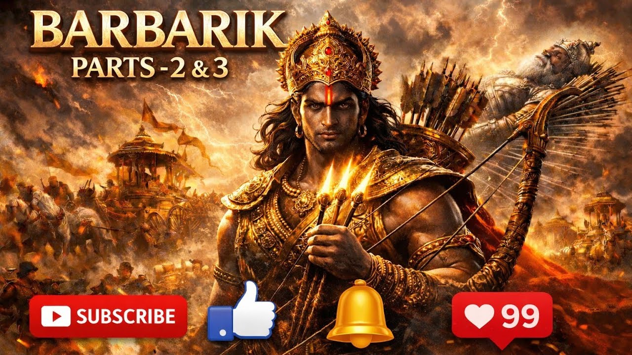 ⚔️ Barbarik Part-2&3 | The Day Dharma Shook Kurukshetra 🛡️🌩️