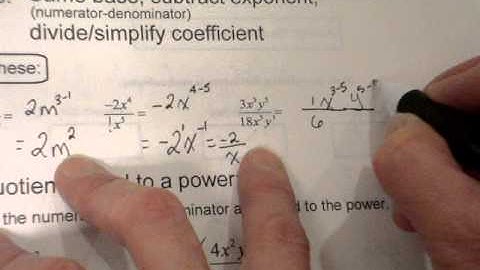 Math I Austin Dividing Variable Expressions with Exponents Video Lesson