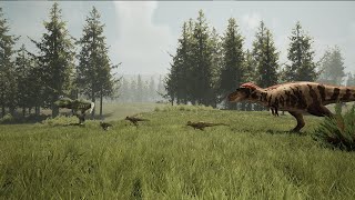 Path of Titans - A nest of Tyrannosaurs. WWD Realism