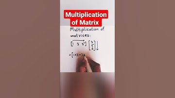 matrix multiplication| #shorts #youtubeshorts