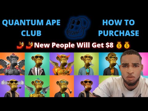 Quantum Ape Club | $ 8 For Signing UP | How To Purchase And Mint