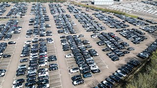 Match Highlights Aerial views show Jaguar Land Rover centre as UK braces for new US tariffs | SWNS