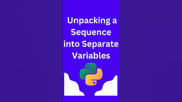 Unpacking A Sequence Into Separate Variables In Python | Python Basics | #shorts #ytshortsindia