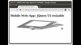 jQuery UI Resizable