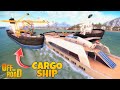 Looting abandoned cargo ships with my yacht  off the road otr open world driving game android