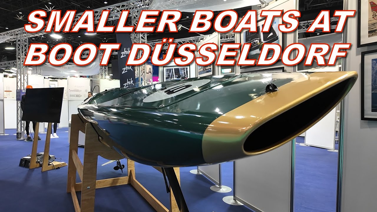 ⁣Small boats at boot Düsseldorf!