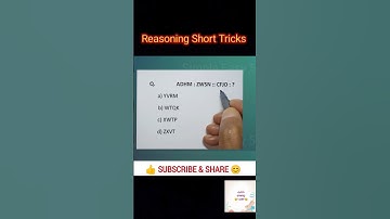 Reasoning Short Tricks| RRB NTPC Analogy Reasoning Questions|#rrb #ntpc #allexam #sscgdreasoning #gd