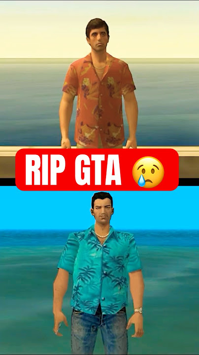 GTA VICE CITY vs SCARFACE (RIP GTA)