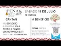 Peña Solidaria Virtual 18-Jul-2020 - A beneficio de Potenciando Raíces (CONIN Mercedes, Corrientes)