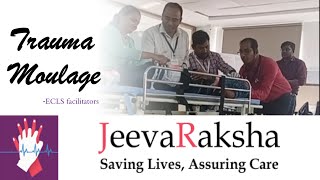 Trauma Moulage - ECLS training Session #Jeevaraksha #SVYM
