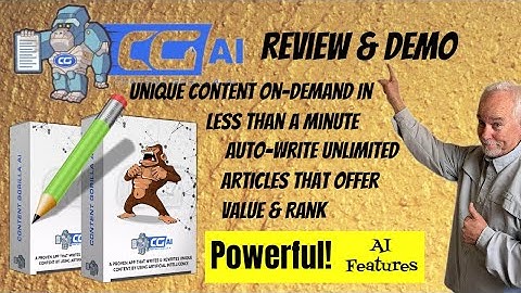 Content Gorilla AI Review and Demo