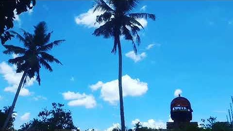 Timelapsed cloud video using Framelapse app basic version