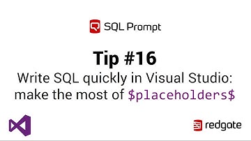SQL Prompt Pro in Visual Studio - using placeholders