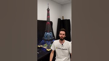LEGO Eiffel Tower Light Kit Update: See the Progress So Far! #shorts