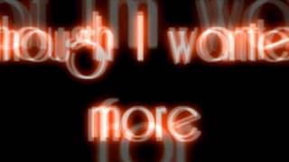 Video thumbnail of "Evanescence- All That I'm Living For lyrics"