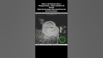 Video to 3D Model for iClone | Photogrammetry | Adobe Substance 3D Sampler #iclone #photogrammetry