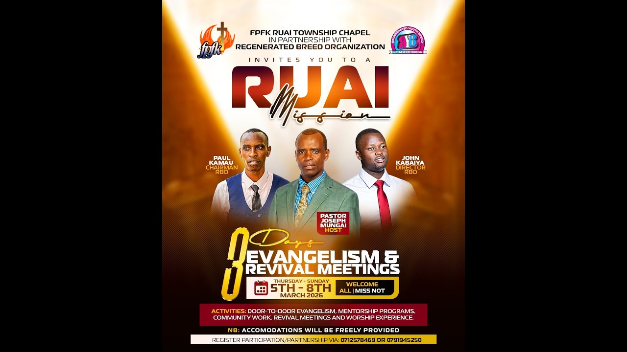 FPFK Ruai Mission | Day 3 Revival Service 🔥 A Night of Worship, Prayer & Transformation