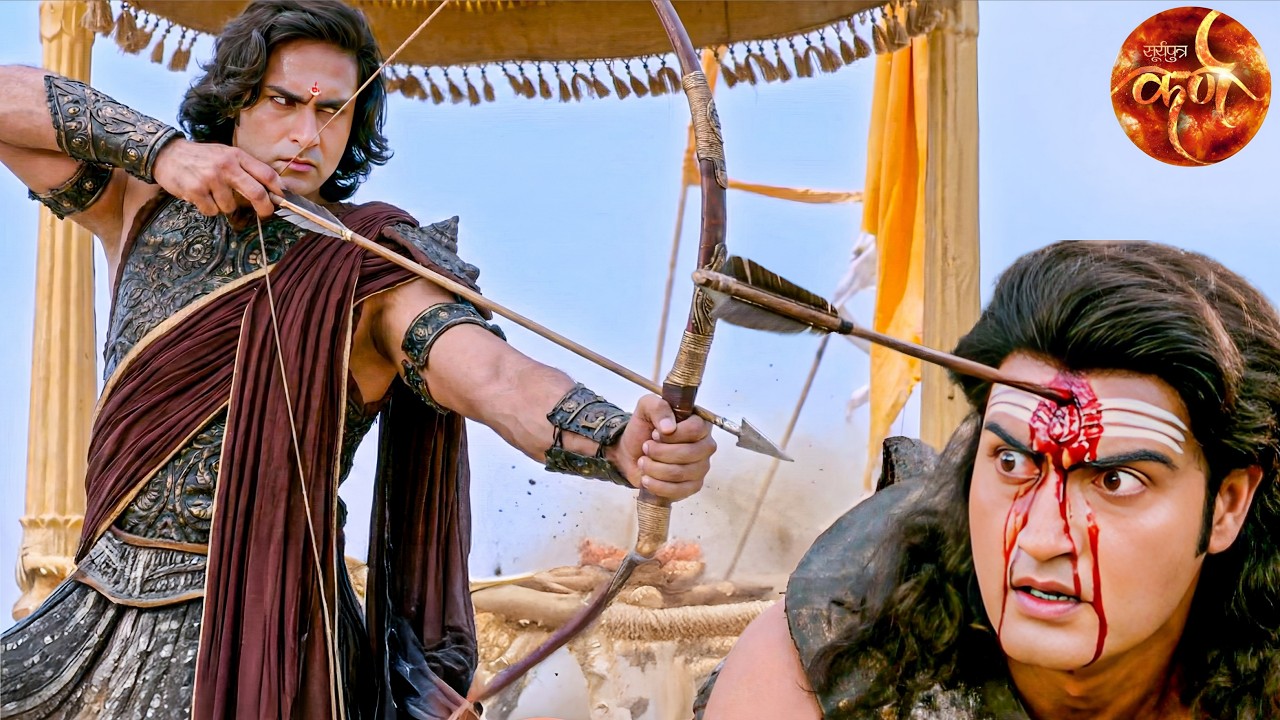 अश्वत्थामा के एक गलत शब्द बोलने पर अर्जुन ने करा अश्वत्थामा की मणि पर वार || Suryaputra Karn