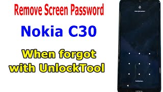 Remove Password, Pin Lock, Pattern Nokia C30 when forgot password with UnlockTool