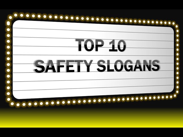 workplace safety slogans