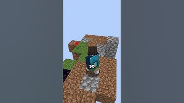 Why choose the GRASS BLOCK in Oneblock? #minecraft #smp #oneblock