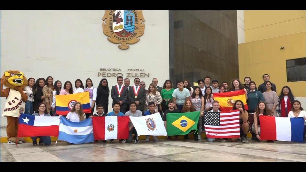 🔴#UNMSM da la bienvenida a nuevo grupo de estudiantes de intercambio ...