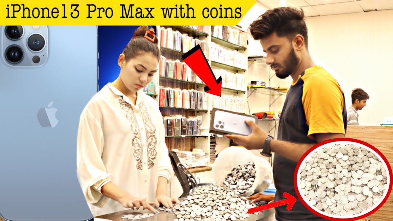 Buying iPhone 13 PRO MAX With Coins Prank @That Was Crazy
