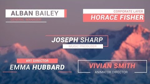 Lower Thirds V2 DaVinci Resolve Templates